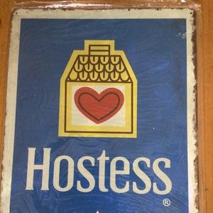 Hostess Snack Co Logo New Metal Sign